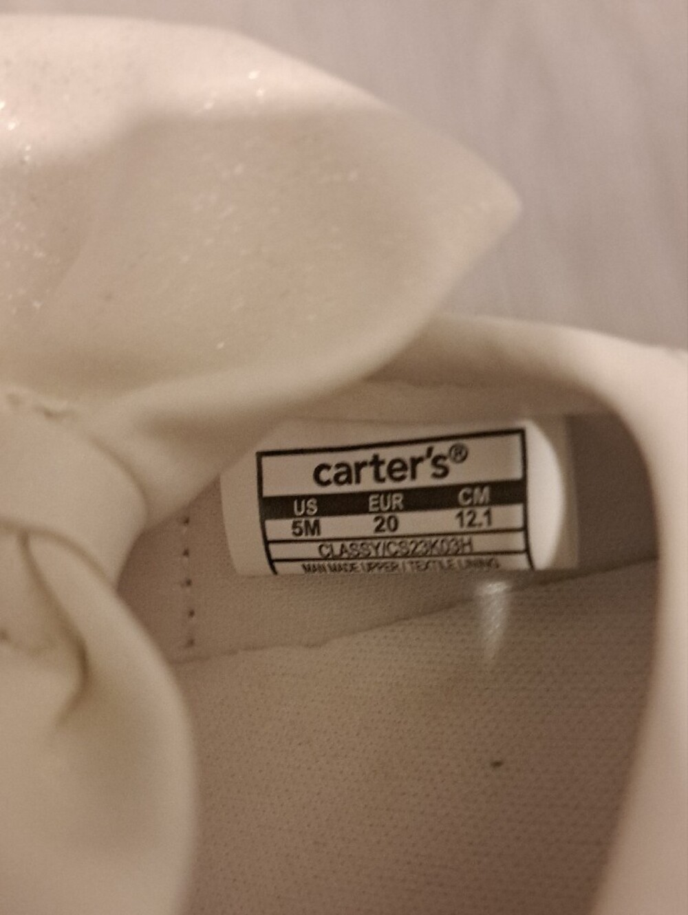 Carter's Cream Bow Mary Jane Flats - Picture 3 of 3